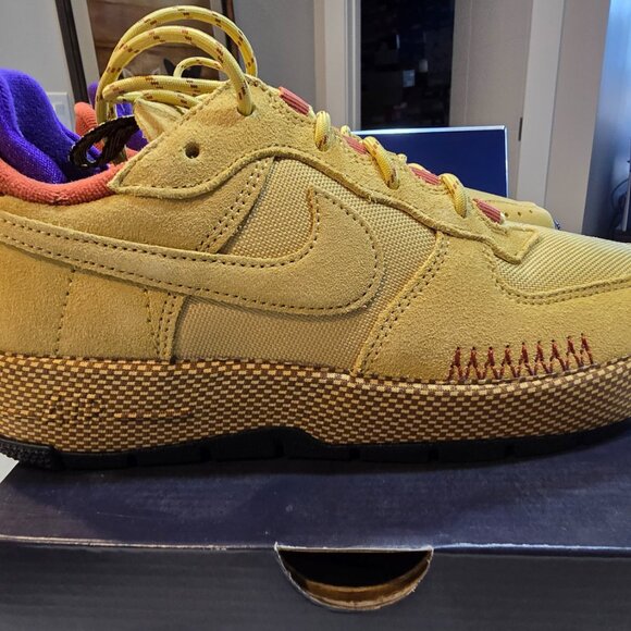 Nike W Air Force 1 Wild Shoes Wheat FB2348-700 Women'S Size 7.5 NEW - Picture 4 of 12